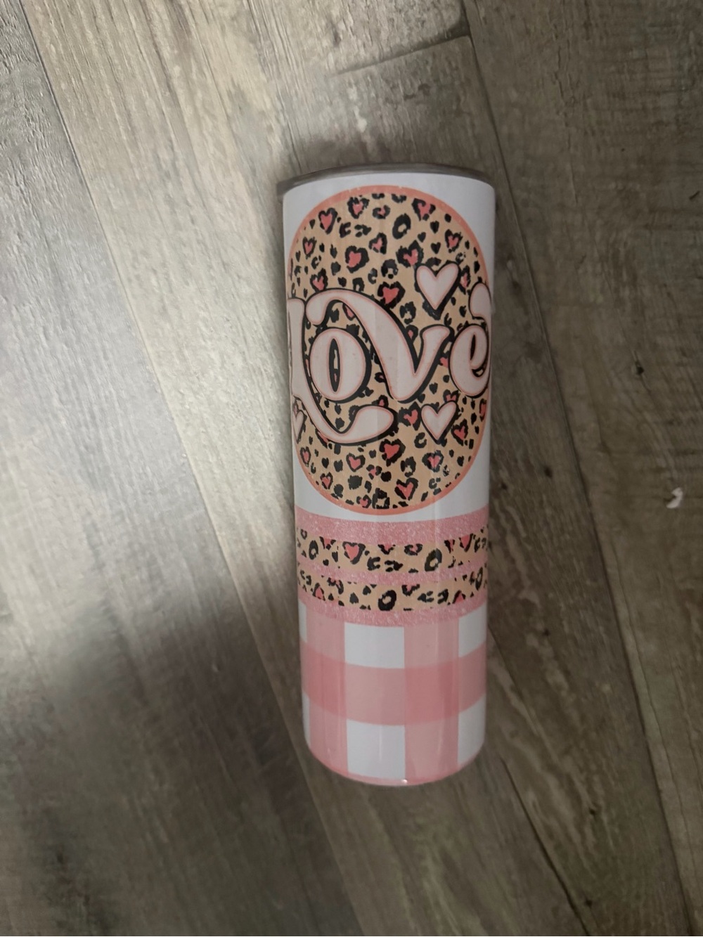 Pink Leopard Love Tumbler